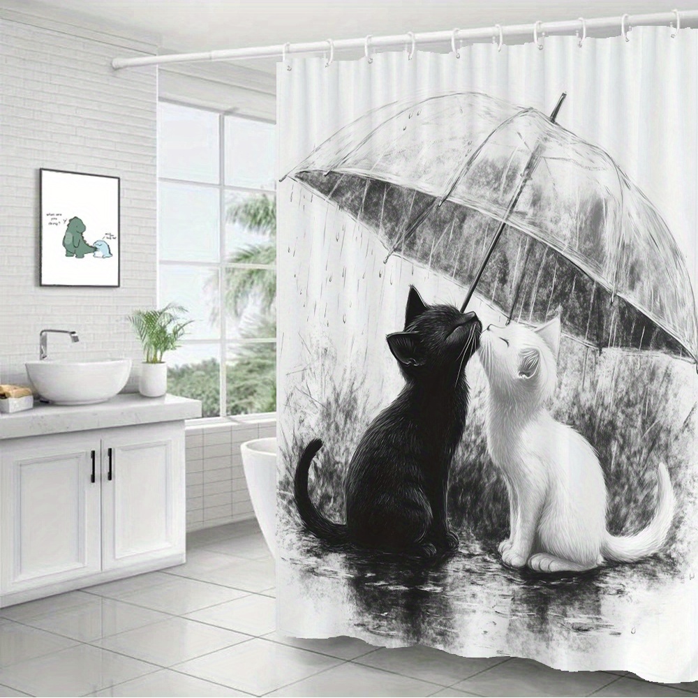 Waterproof Bathroom Shower Cur - Home Bathroom Tiles Design review and price