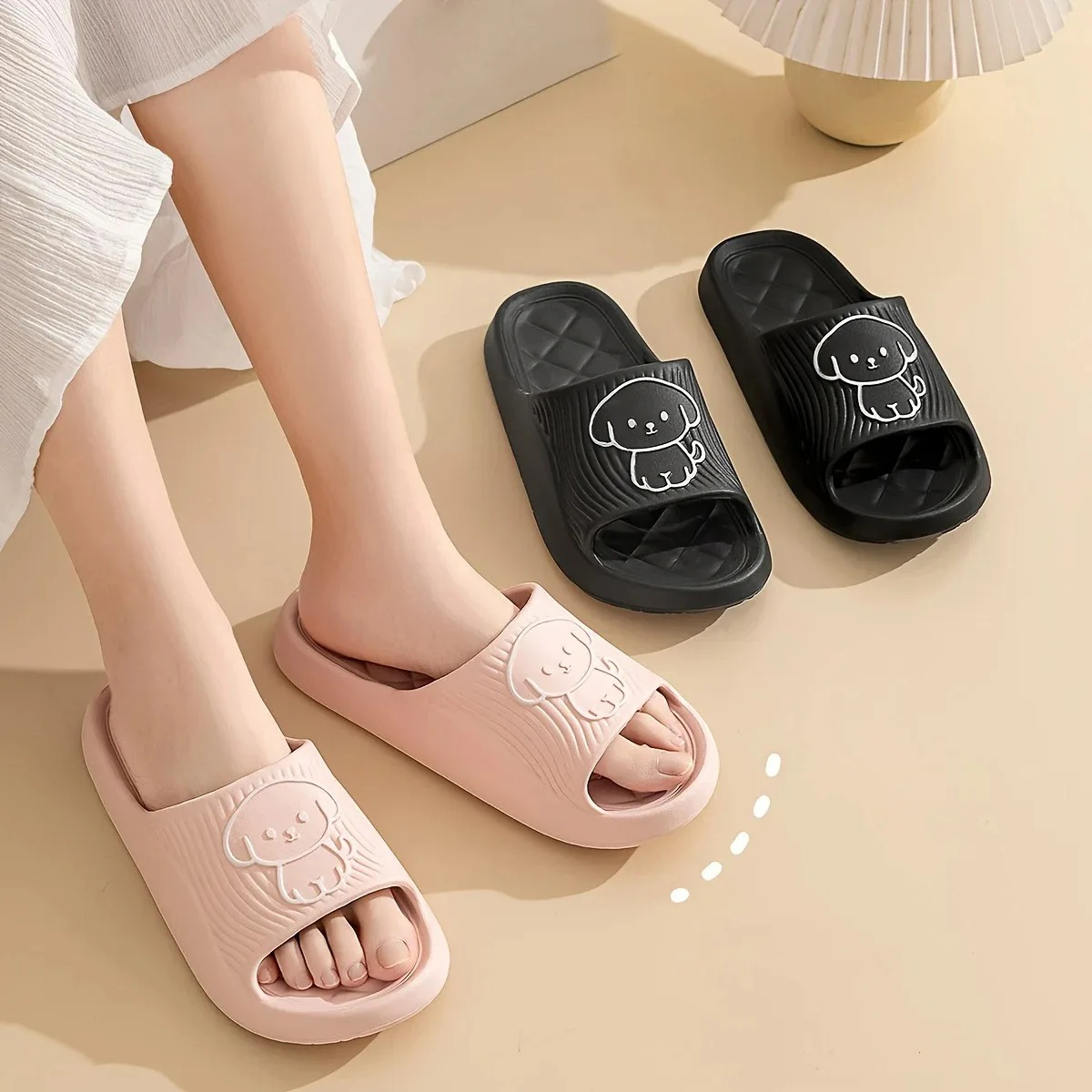 Cute Carton Slippers Bathroom  - Home Bathroom Size review and price