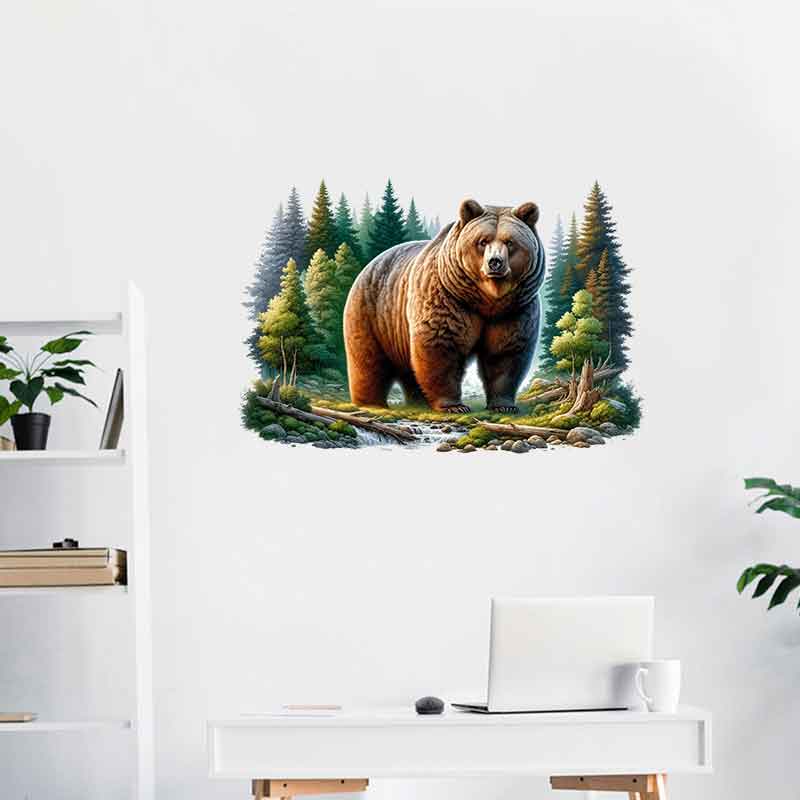 Whimsical Drunk Bear Stickers- - Home Bathroom Tiles Design review and price
