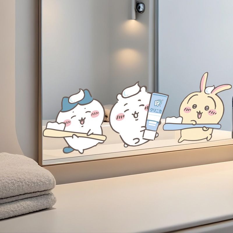 Hot Chiikawa Mirror Stickers S - Home Goods Bathroom Decor review and price