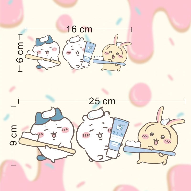 Hot Chiikawa Mirror Stickers S - Home Goods Bathroom Decor review and price