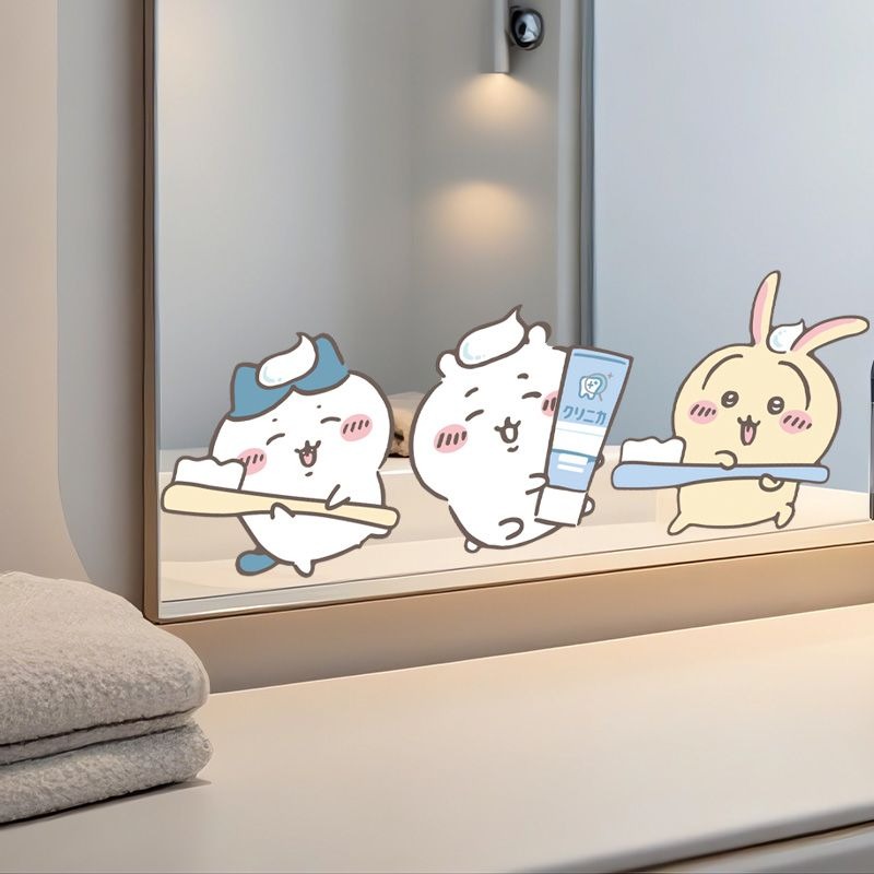 Hot Chiikawa Mirror Stickers S - Home Goods Bathroom Decor review and price