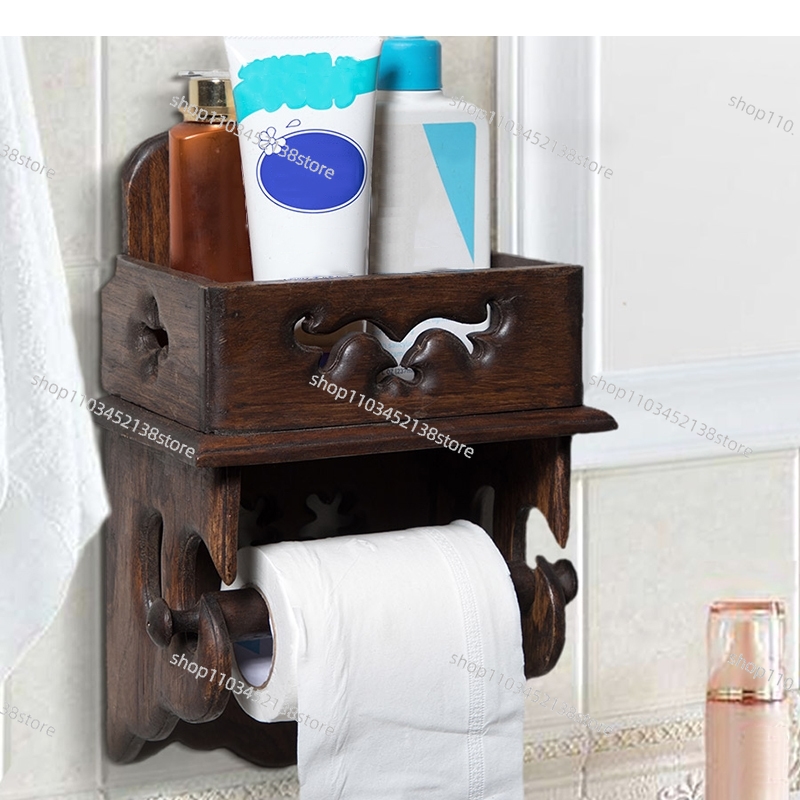 Wooden Paper Towel Holder Toil - Home Bathroom Paper Towel Holder review and price