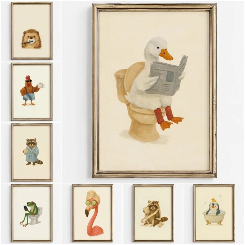 1PC Frameless Cute Animal Bubb - Home Bathroom Pictures review and price