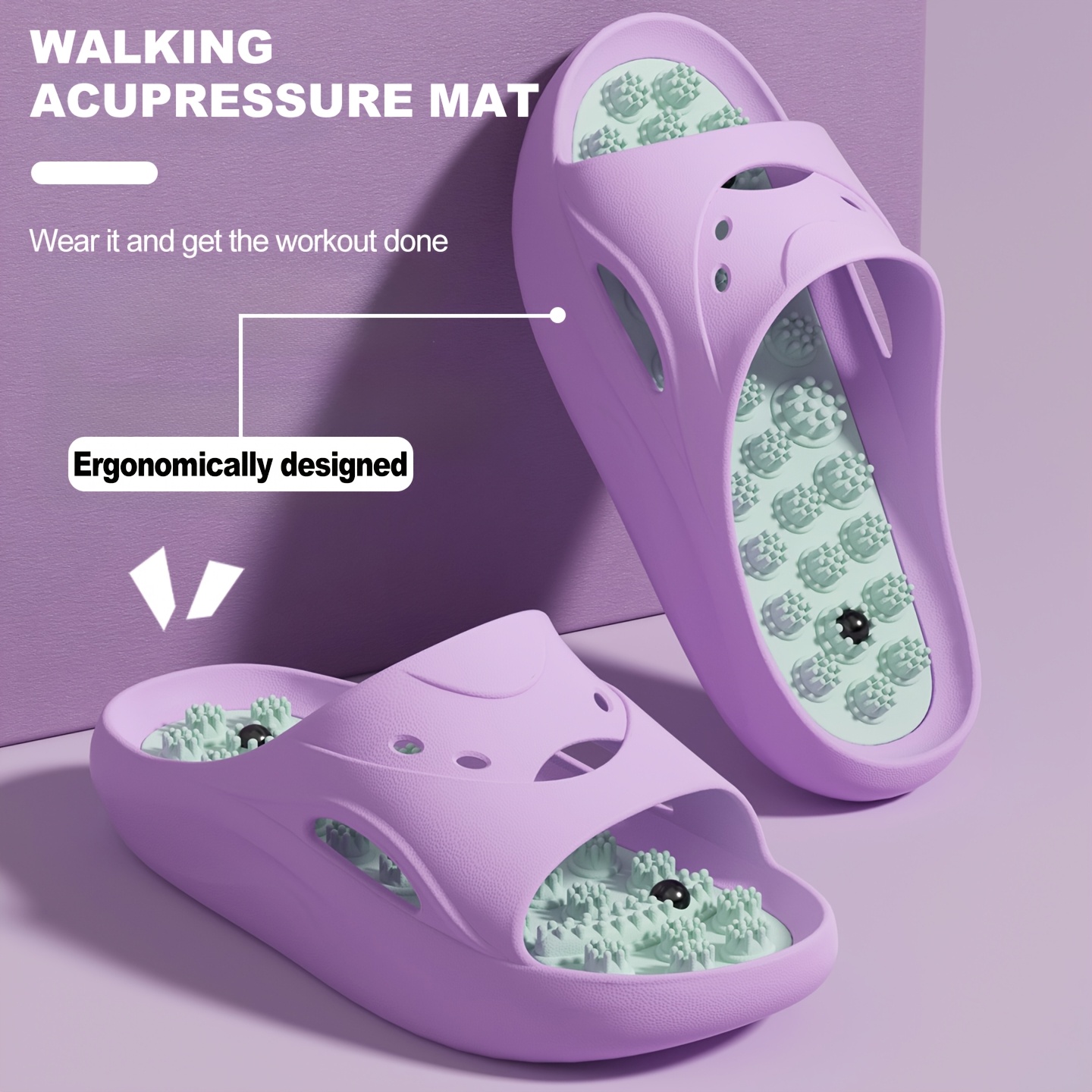 Women Men EVA Massage Slippers - Home Bathroom Size review and price