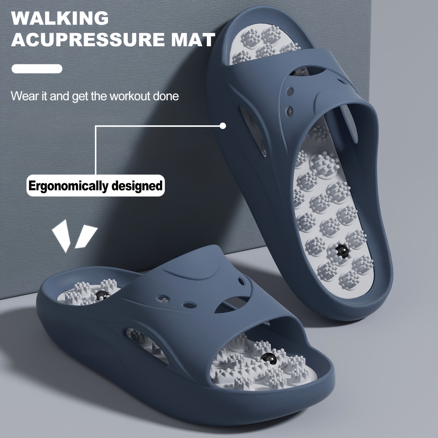 Women Men EVA Massage Slippers - Home Bathroom Size review and price