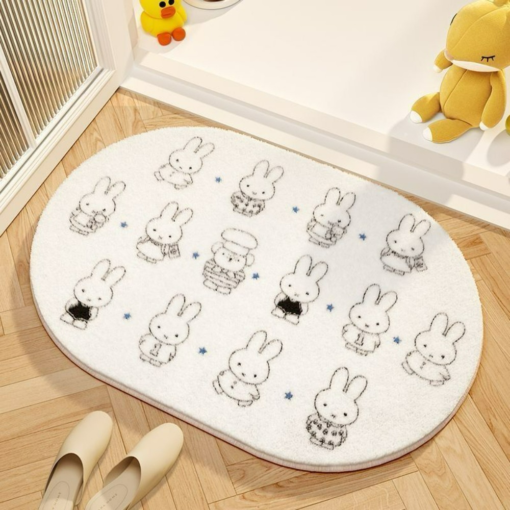 Miffy Cartoon Floor Mat Soft I - Home Goods Bathroom Decor review and price