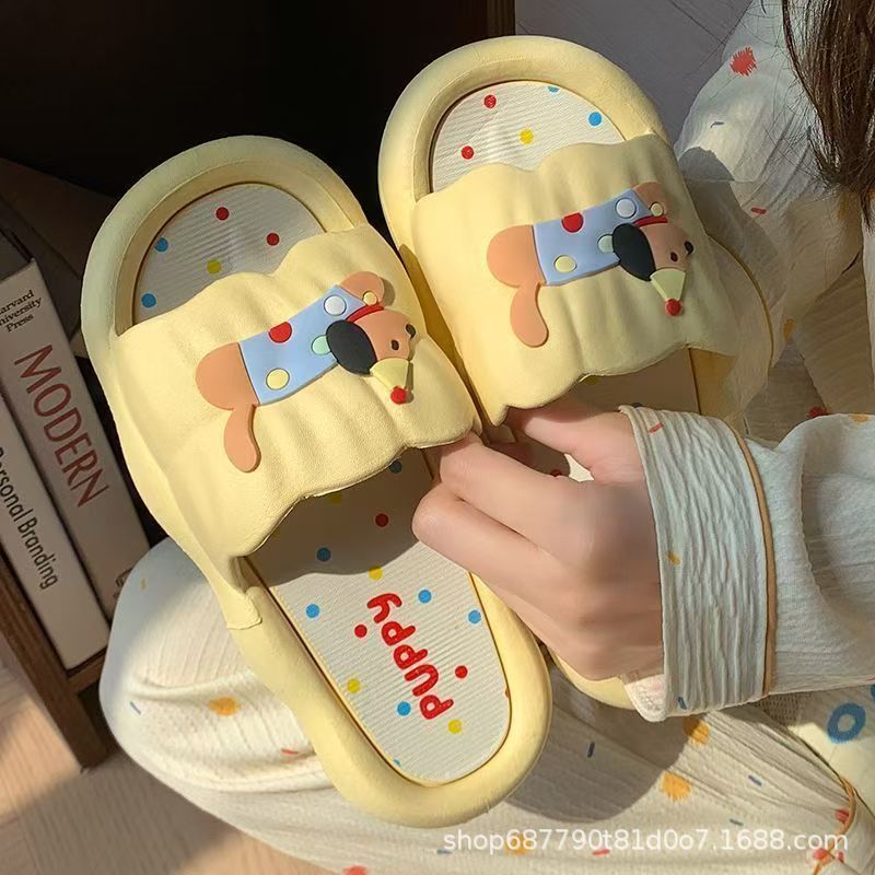 Cartoon Hot Dog Slippers for W - Home Bathroom Size review and price