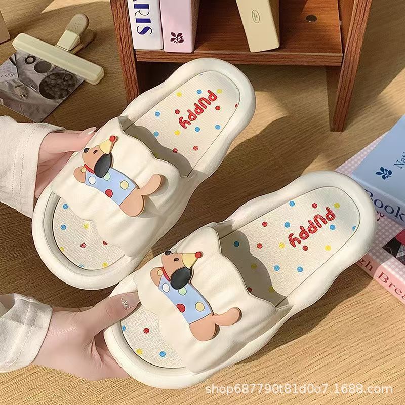 Cartoon Hot Dog Slippers for W - Home Bathroom Size review and price