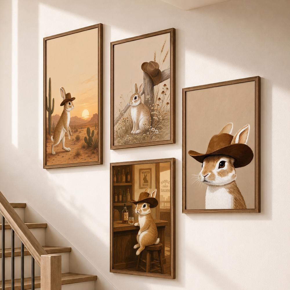Western Cowboy Rabbit Desert S - Home Bathroom Scene review and price