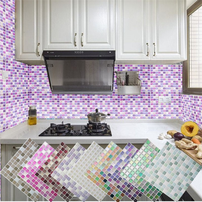 3D Mosaic Wall Mural Tile Stic - Home Bathroom Tiles Design review and price