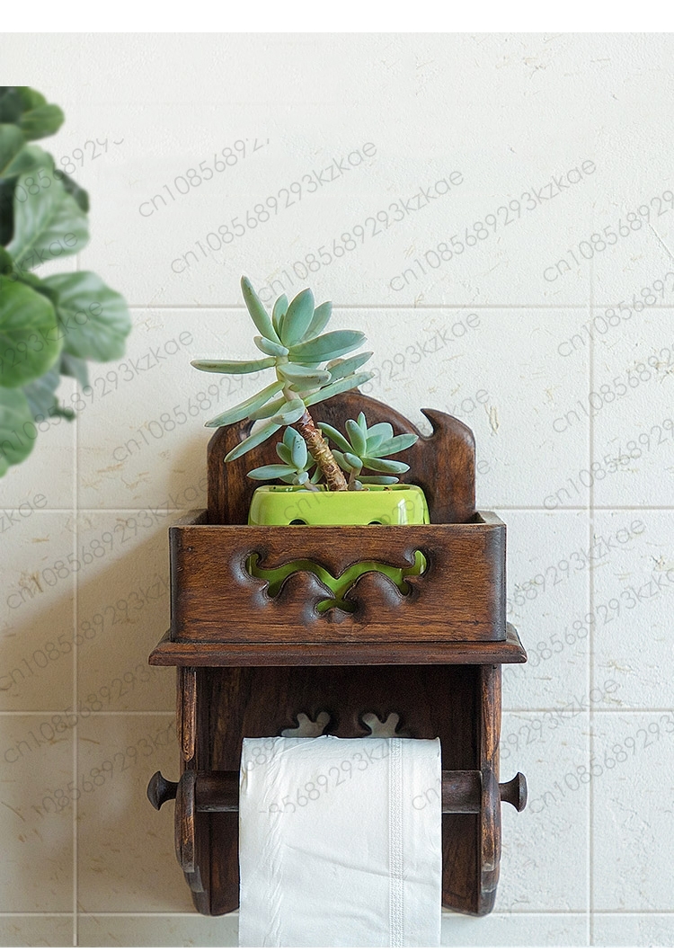 Wooden Paper Towel Holder Toil - Home Bathroom Paper Towel Holder review and price