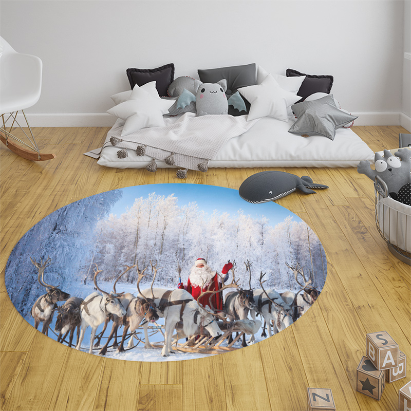 Christmas Woods Snow Scene Car - Home Bathroom Scene review and price