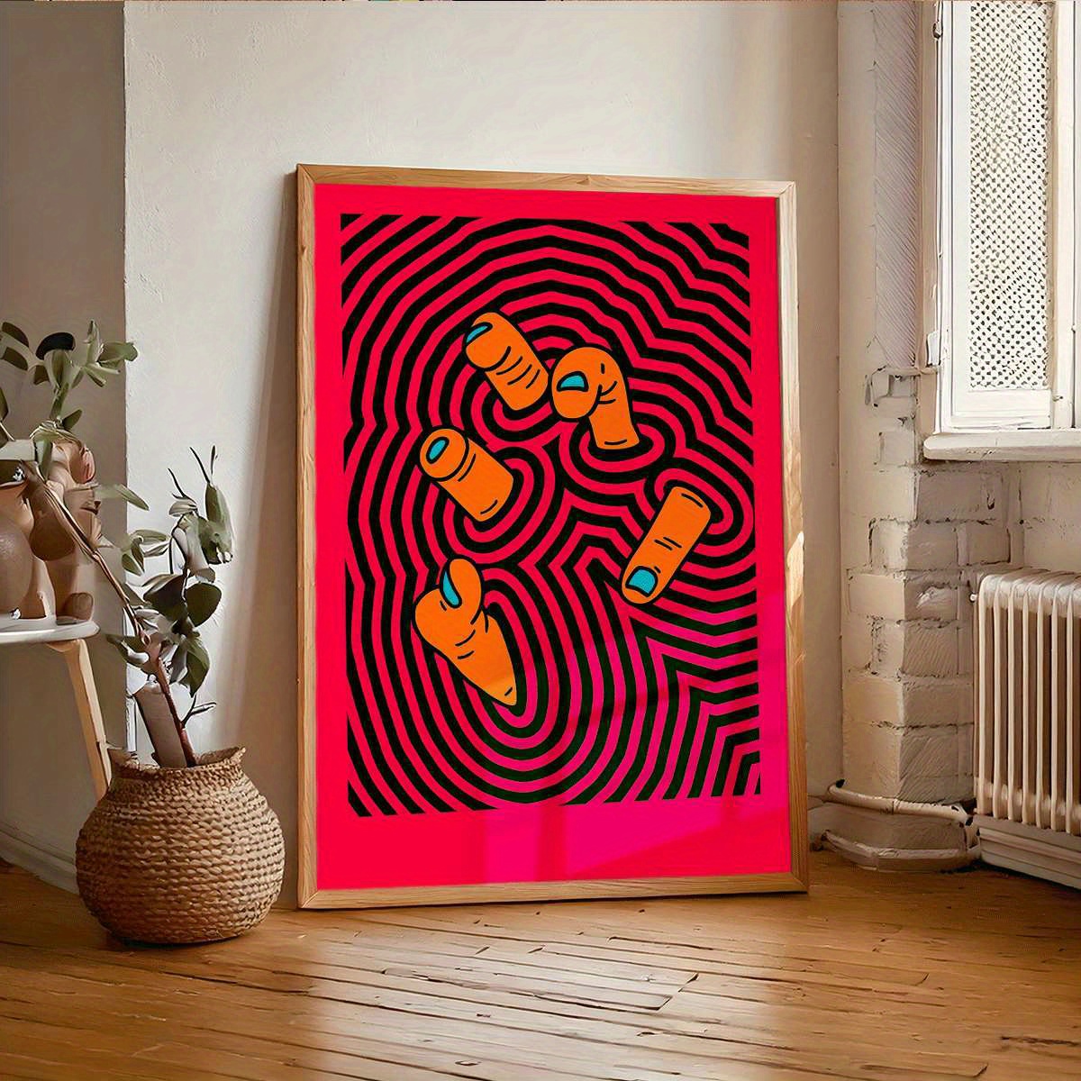 Modern Abstract Finger Art Pos - Home Bathroom Pictures review and price