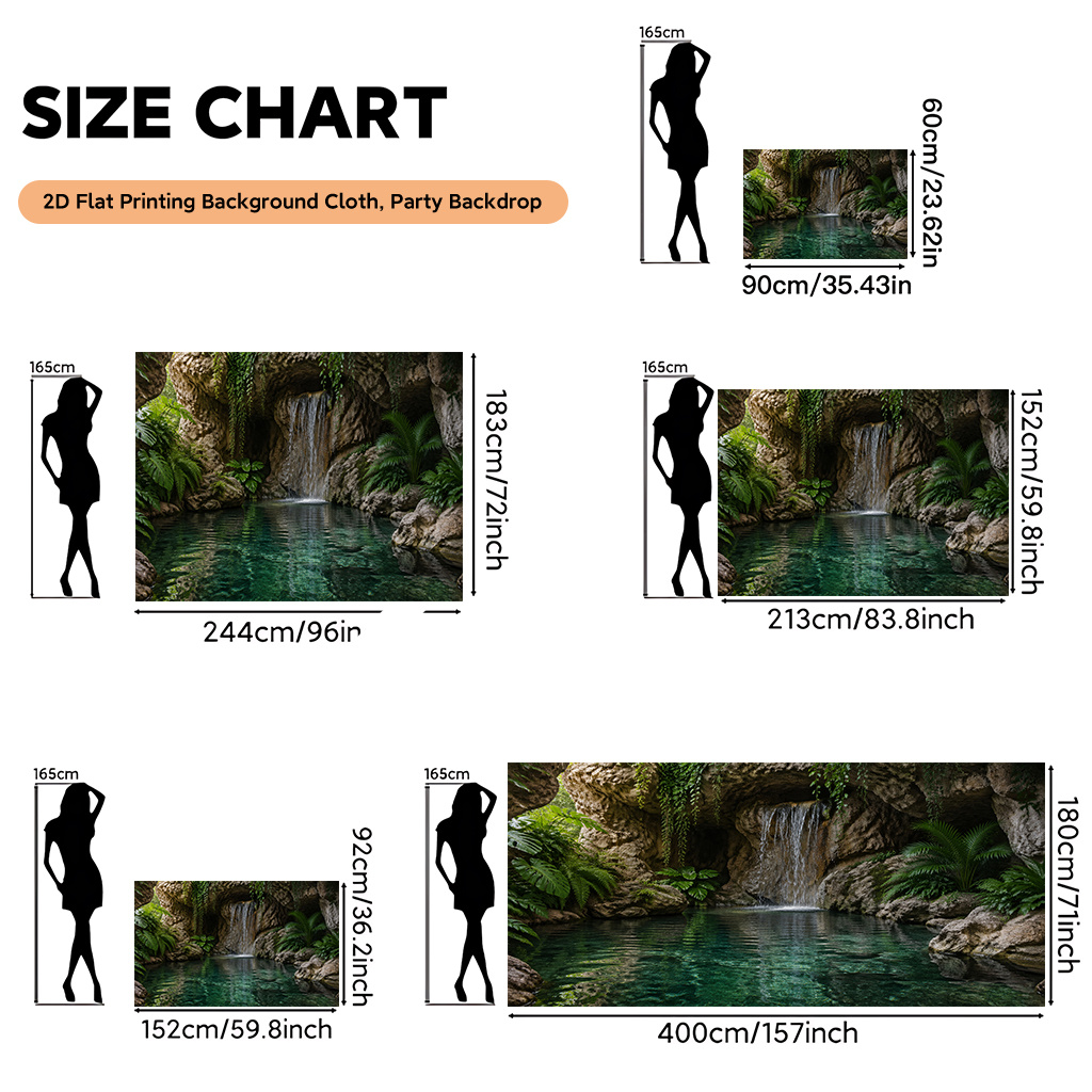 Tropical Waterfall Jungle Tape - Home Bathroom Scene review and price