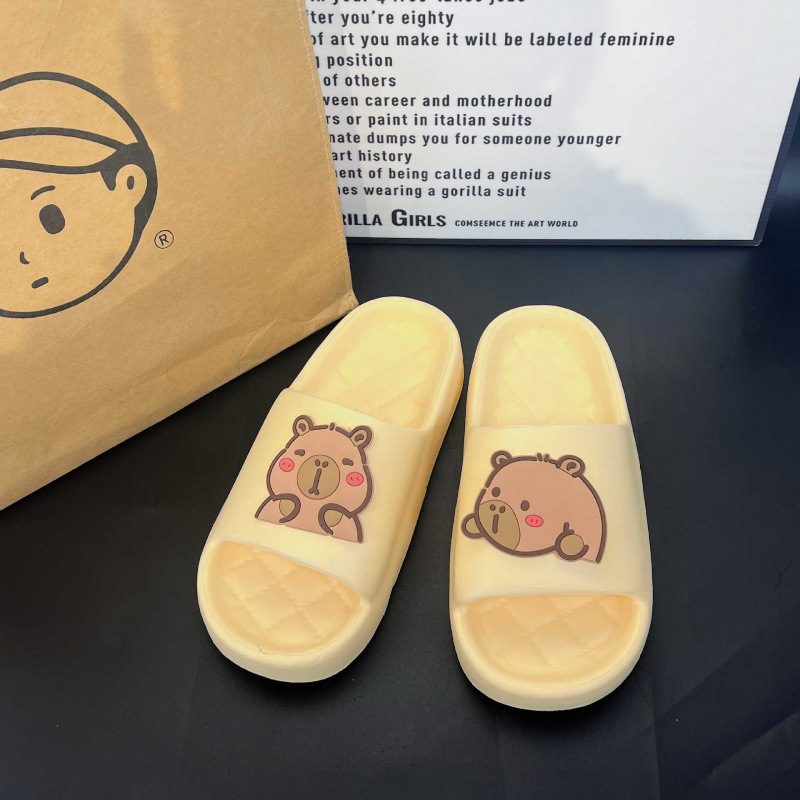 Women Slippers Cute Capybara H - Home Bathroom Size review and price