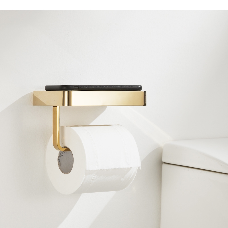 Metal Tissue Holder Rock Slab  - Home Bathroom Paper Towel Holder review and price