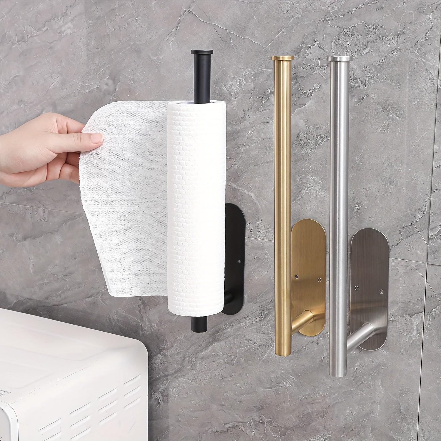 Minimalist Stainless Steel Wal - Home Bathroom Paper Towel Holder review and price