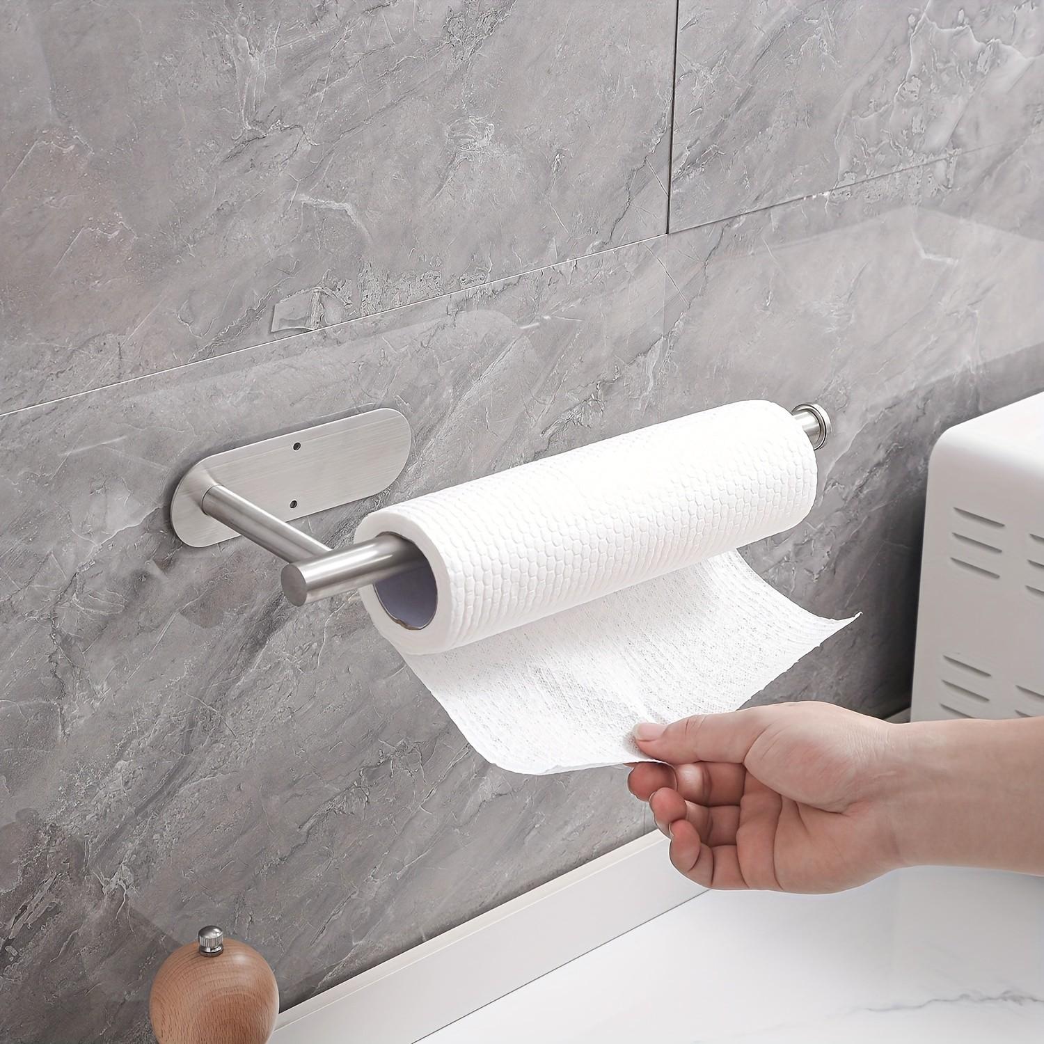 Minimalist Stainless Steel Wal - Home Bathroom Paper Towel Holder review and price