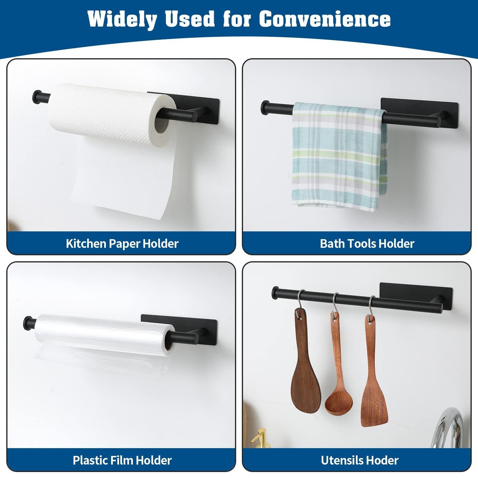 Minimalist Stainless Steel Wal - Home Bathroom Paper Towel Holder review and price