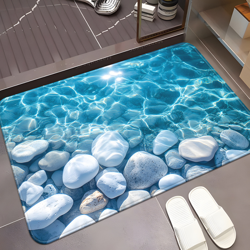 VIKAMATransparent waterstone b - Zara Home Bathroom Mat review and price