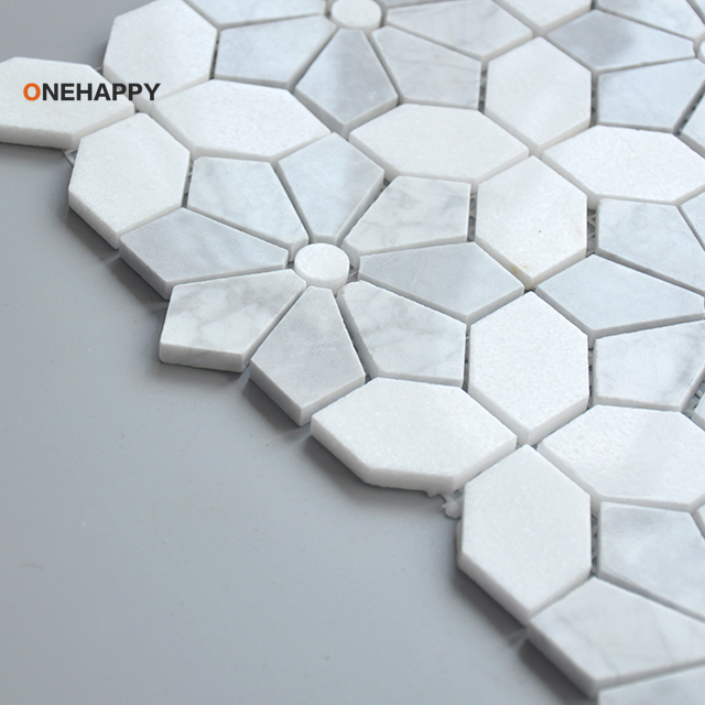 Mosaic Marble Tile for Kitchen - Home Bathroom Tiles Design review and price