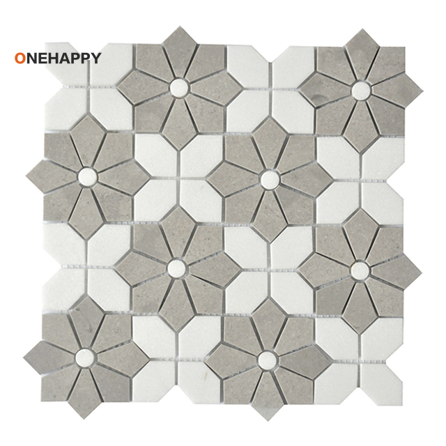Mosaic Marble Tile for Kitchen - Home Bathroom Tiles Design review and price