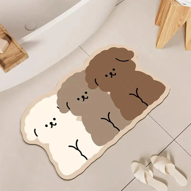 1PC Cute Dog Shaped Bathroom F - Zara Home Bathroom Mat review and price