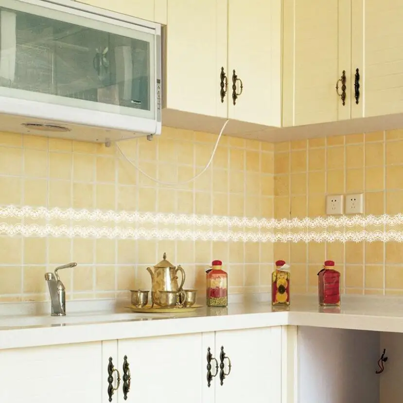 Sweet Lace Design Wallpaper Bo - Home Bathroom Tiles Design review and price