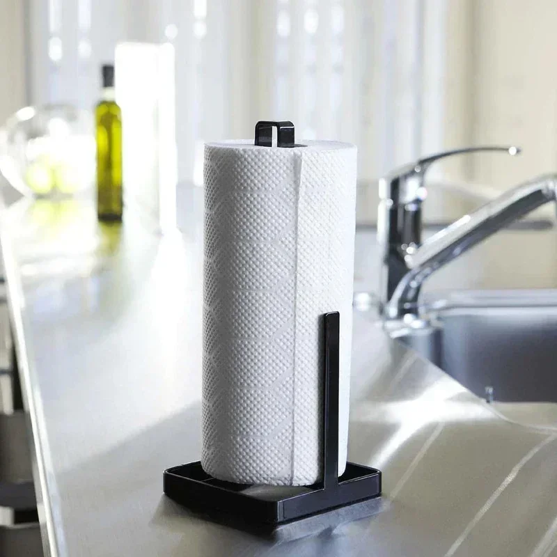 Kitchen Metal Roll Paper Holde - Home Bathroom Paper Towel Holder review and price
