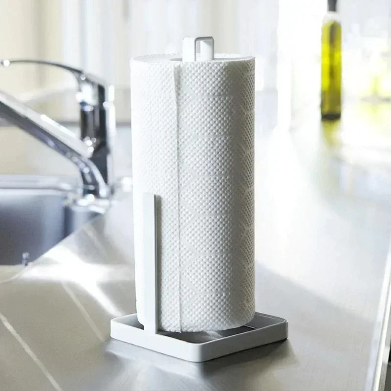 Kitchen Metal Roll Paper Holde - Home Bathroom Paper Towel Holder review and price